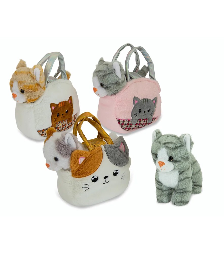 Isola dei Cuccioli - Gatto in Borsetta 3mdl 17cm