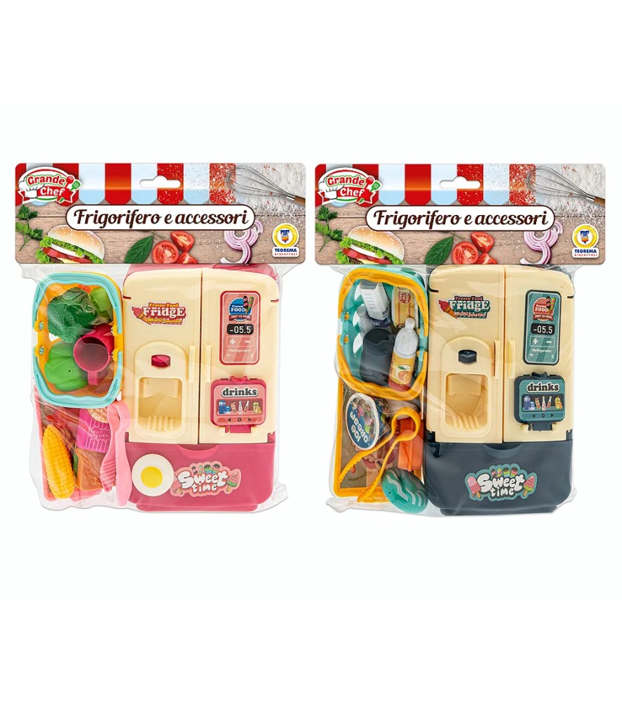 Grande Chef - Frigorifero con Accessori 4 colori Ass