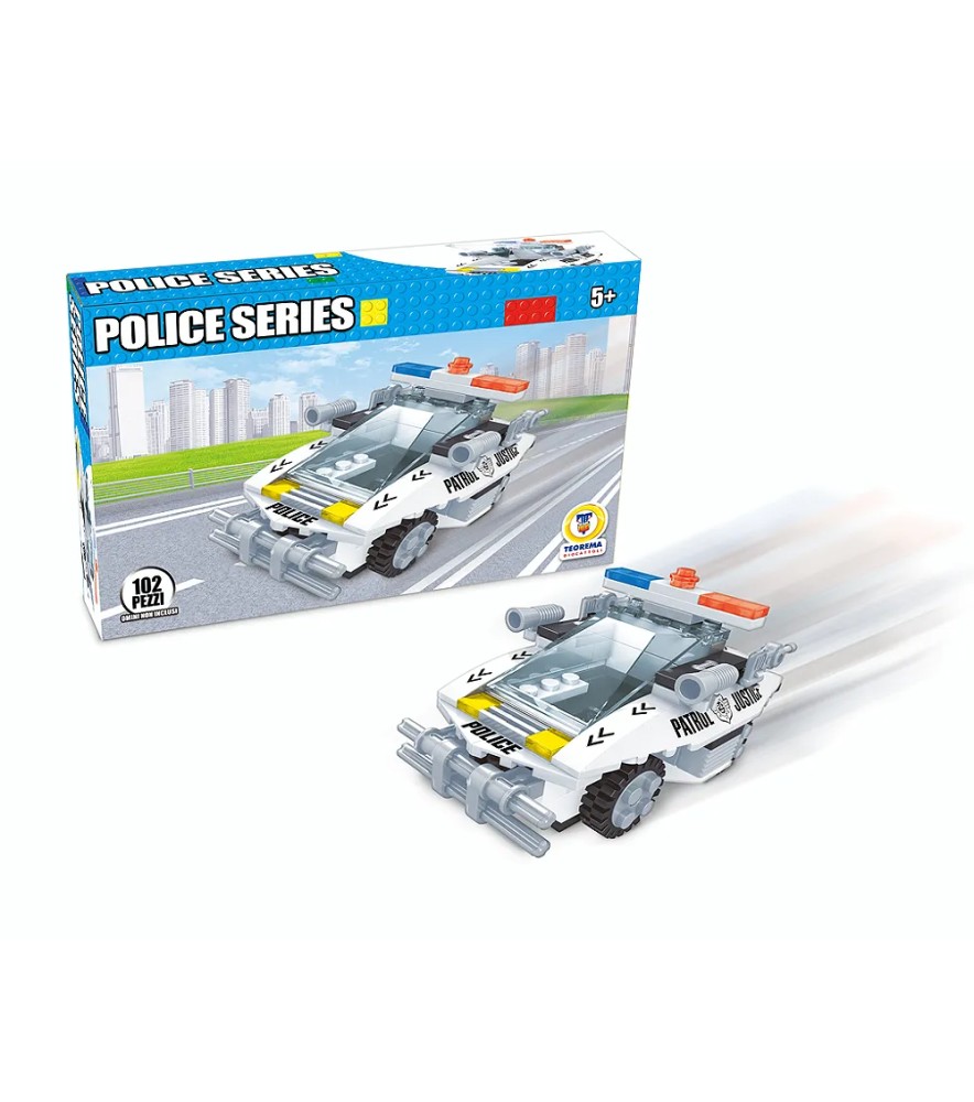 Costruzioni Click Clack Police 102 pezzi