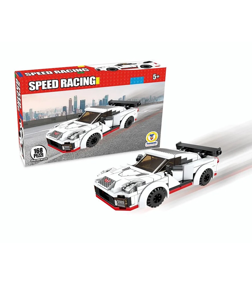 Costruzioni Click Clack Macchina Racing 168 pezzi
