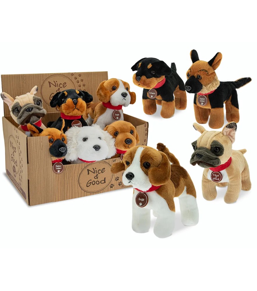 Nice & Good - Cani 18 Cm C/medaglietta 6 Mdl