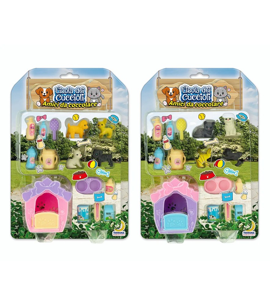 L Isola dei Cuccioli - Pet Play Set 2 Mdl Ass
