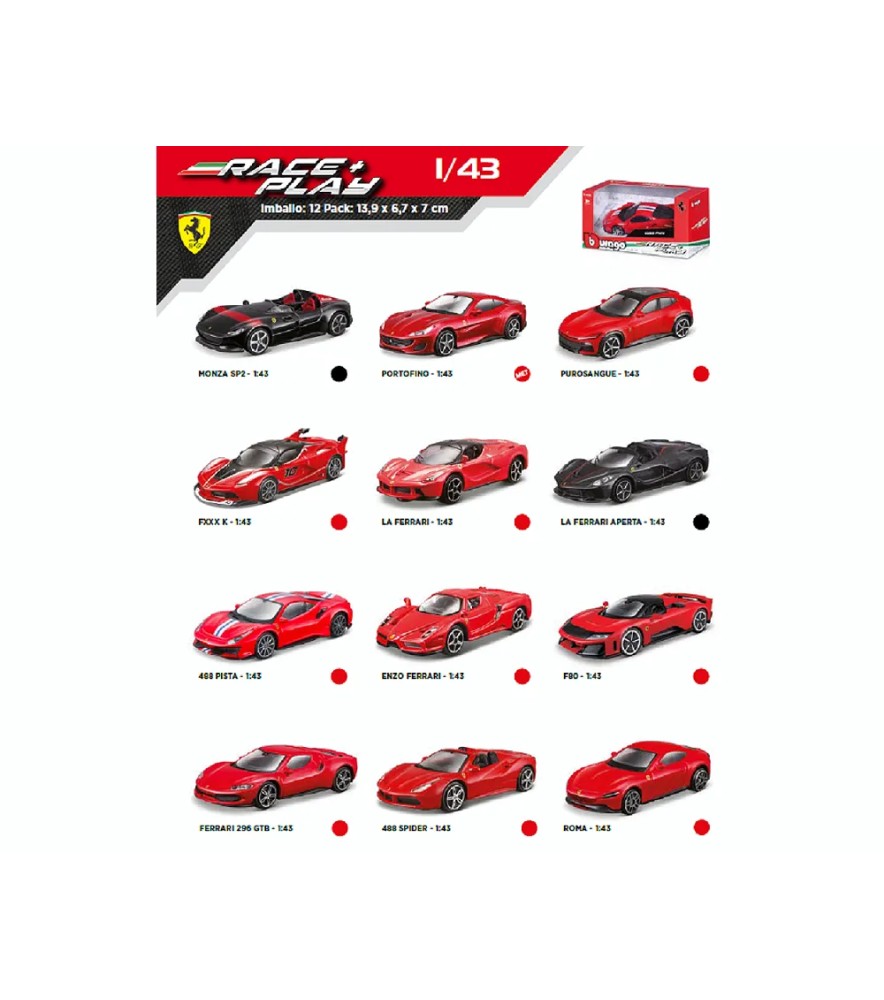Auto Modellini Diecast 1:43 Ferrari
