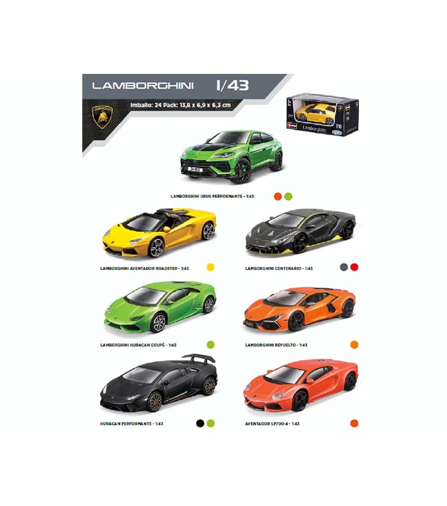 Auto Modellini Diecast 1:43 Lamborghini