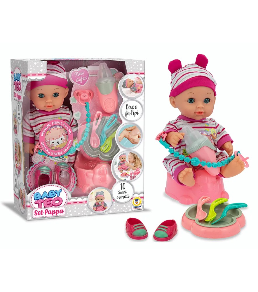Baby Teo - Set Pappa Bambolotto con Voce