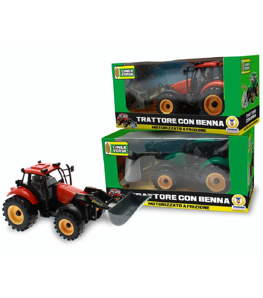 Linea Verde - Trattore con Pala Frizione 3 Mdl L. Cm 25