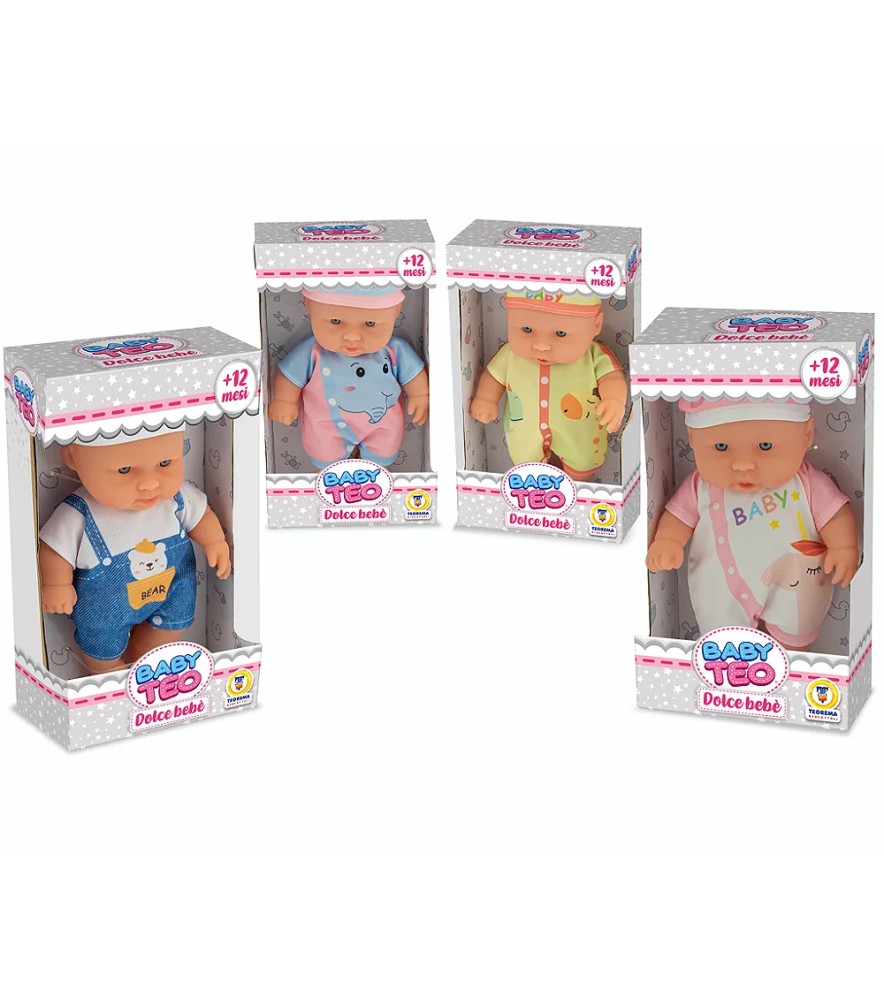 Baby Teo - Bambolotto in Vinile 4 Mdl Ass 20 Cm