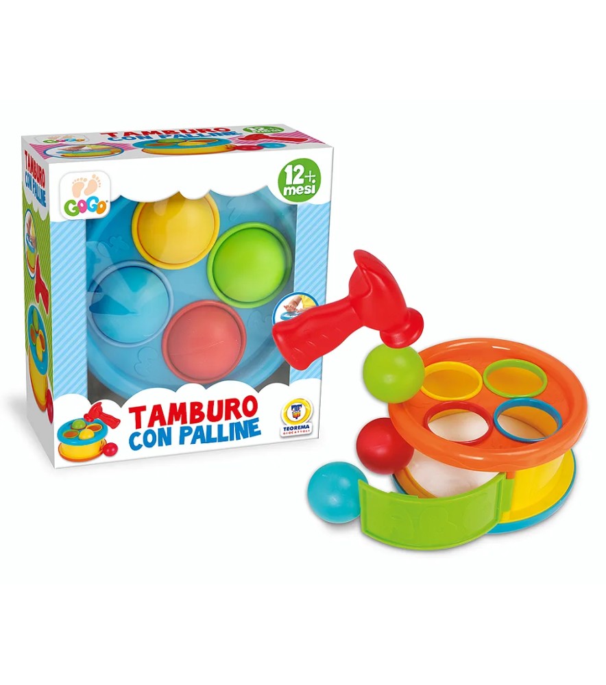 Gogo - Tamburo con Palline e Martello