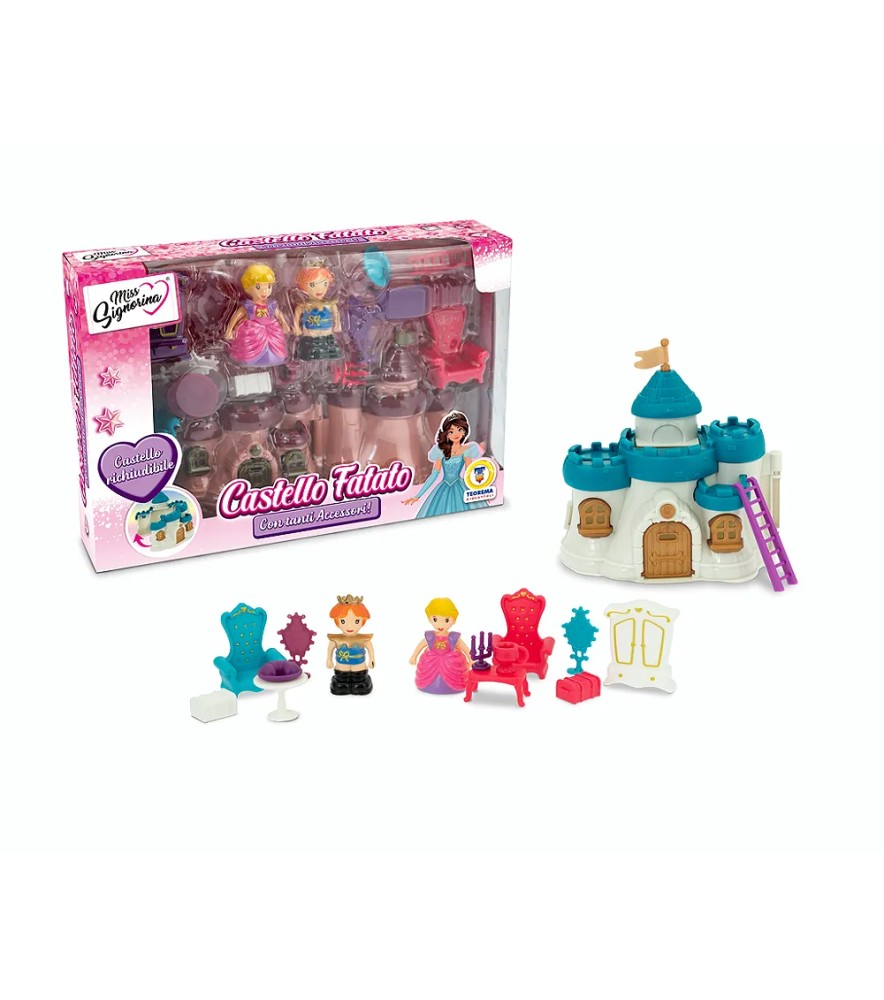 Miss Signorina - Mini Castello Riuchiudibile e Accessori