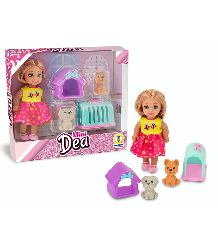 Mini Dea - Bambolina con Cuccioli