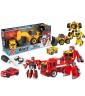 Teo S - Mezzi Trasformabili 2 in 1 Trasformabili 4 Mdl Ass