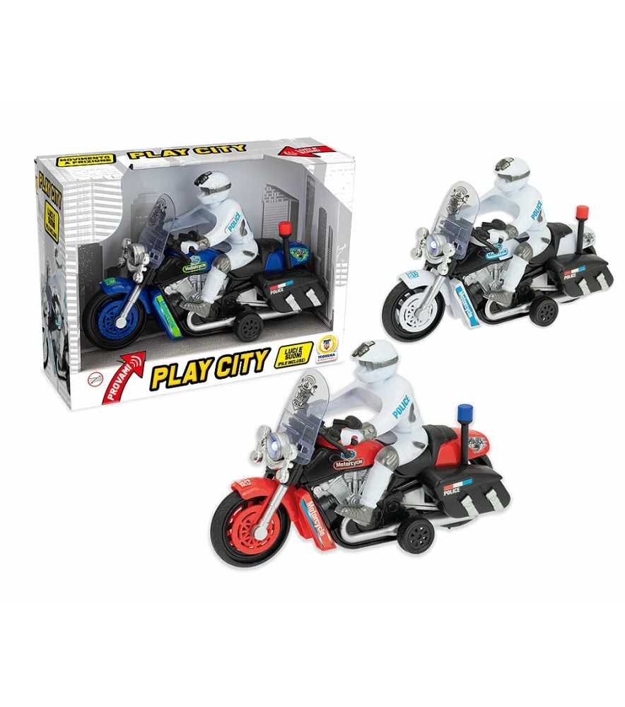Play City - Moto Police Luci e Suoni