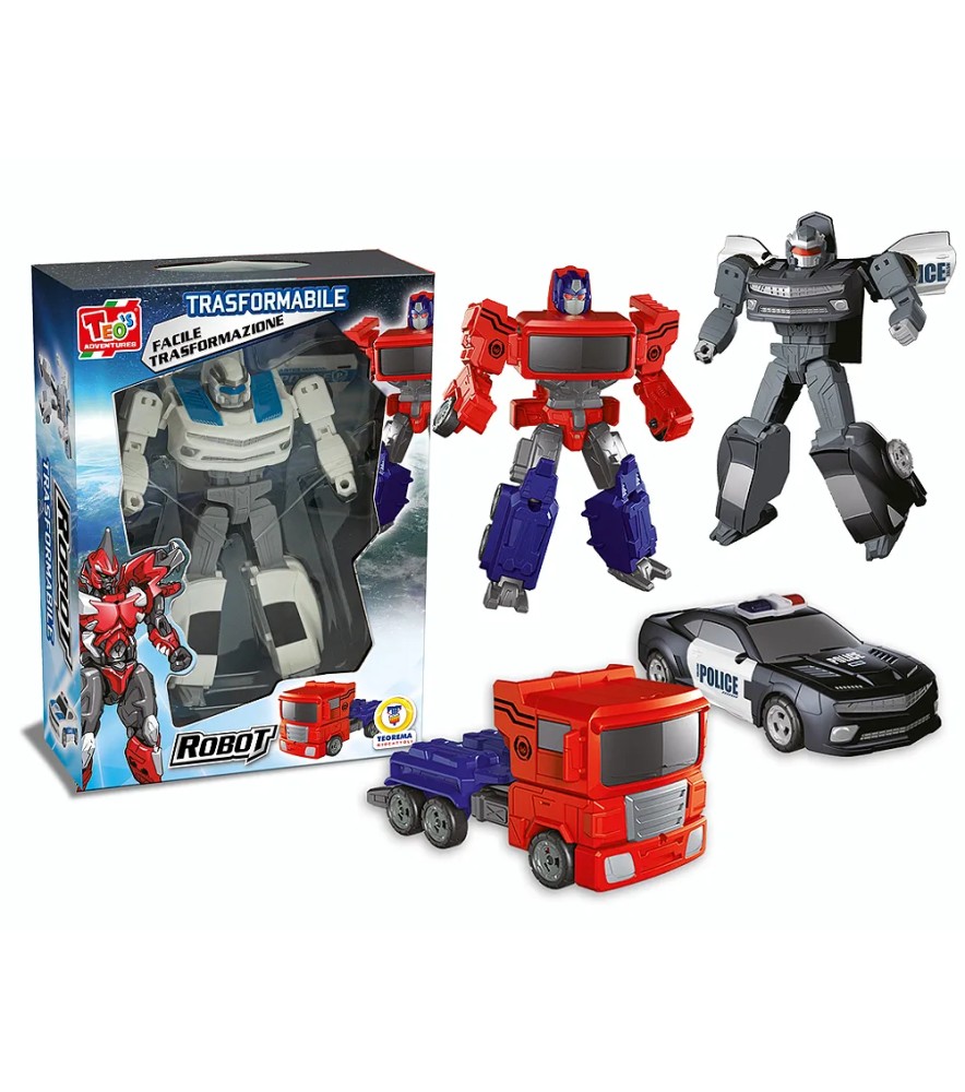 Teo S - Robot Trasformabile 3 Mdl Ass