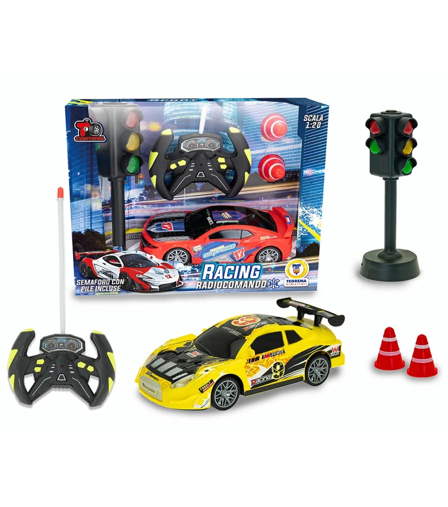 T Control - Racing Car con Semaforo e Birillo