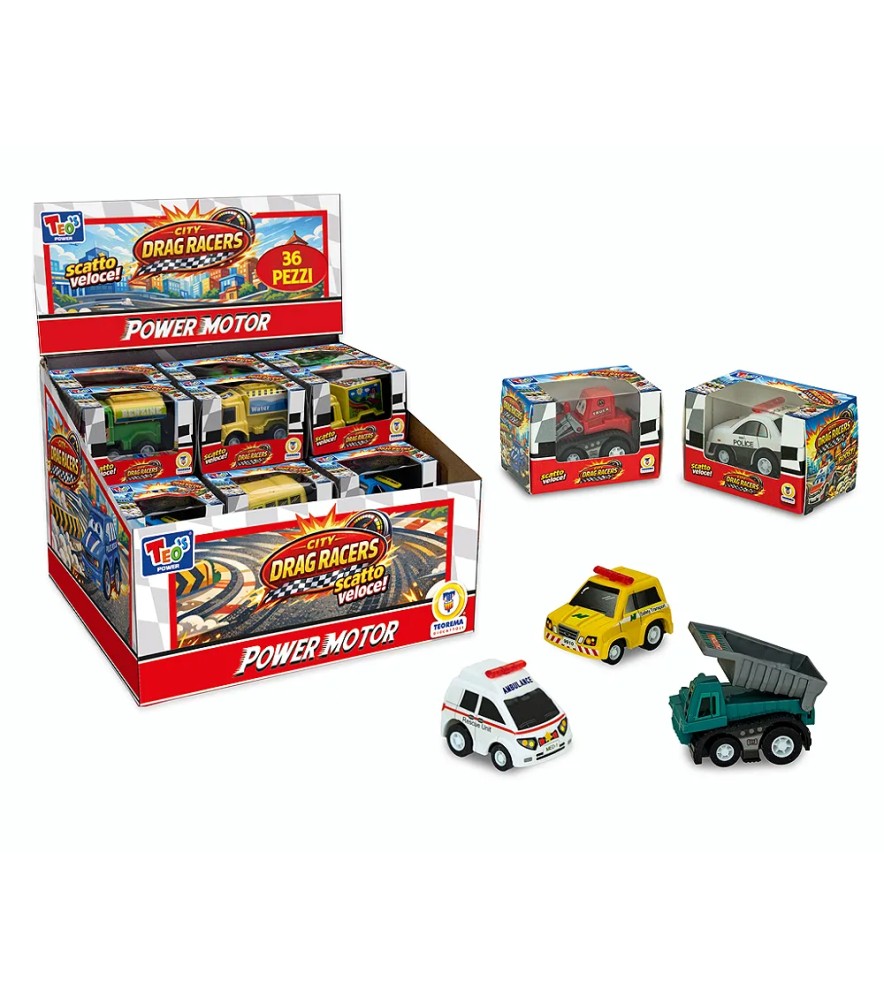 Teo S - Mini Auto Display Retroc. 36 pezzi Ass. Minibox