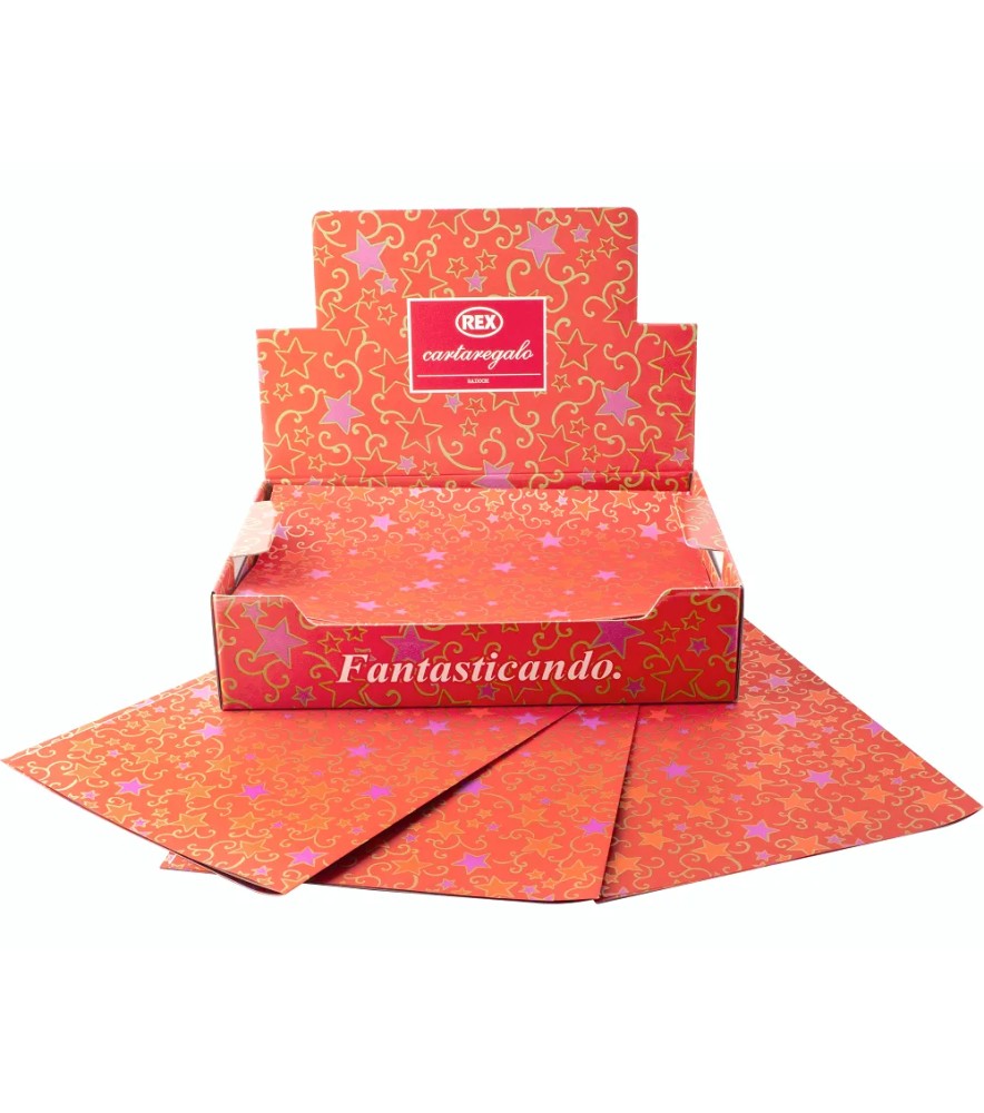 Carta da Regalo Rex Raso Natale 70 x 100cm 100 fogli