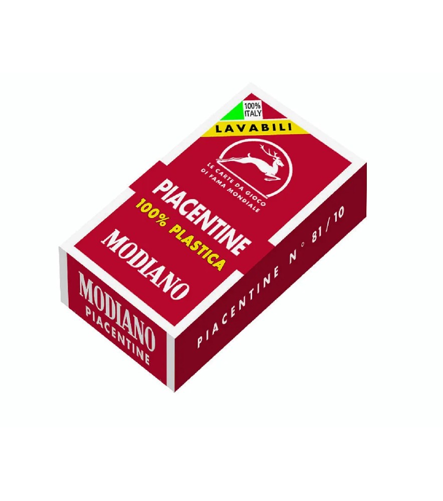 Carte da Gioco Regionali in Plastica Piacentine