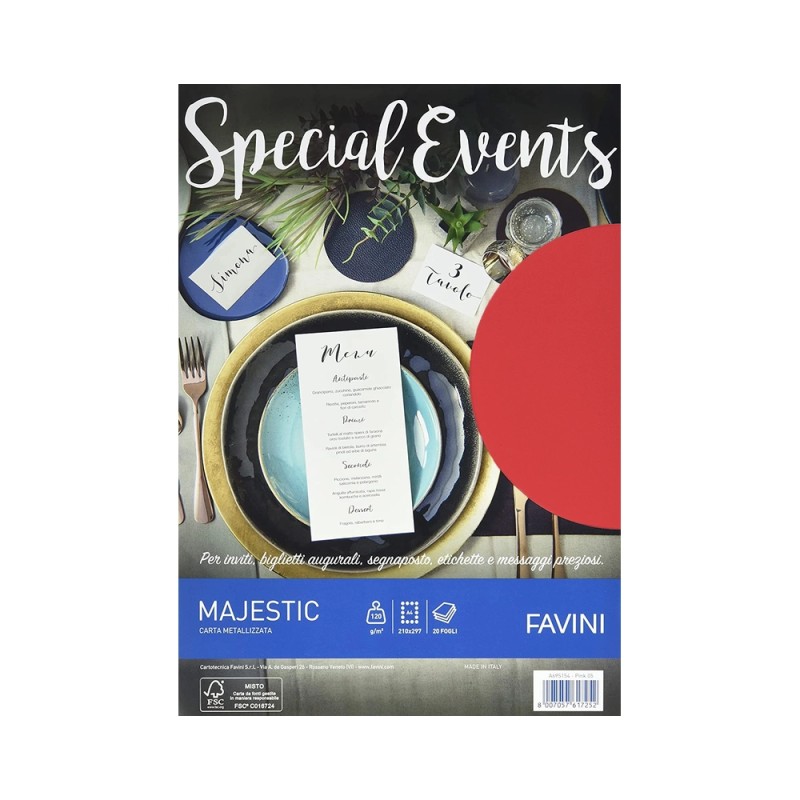 CARTA SPECIAL EVENT METALLIZZATA