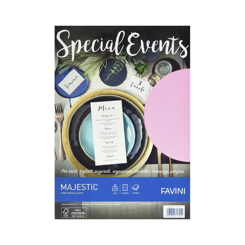 CARTA SPECIAL EVENT METALLIZZATA