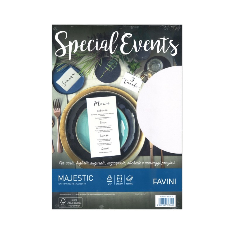 CARTA SPECIAL EVENT METALLIZZATA