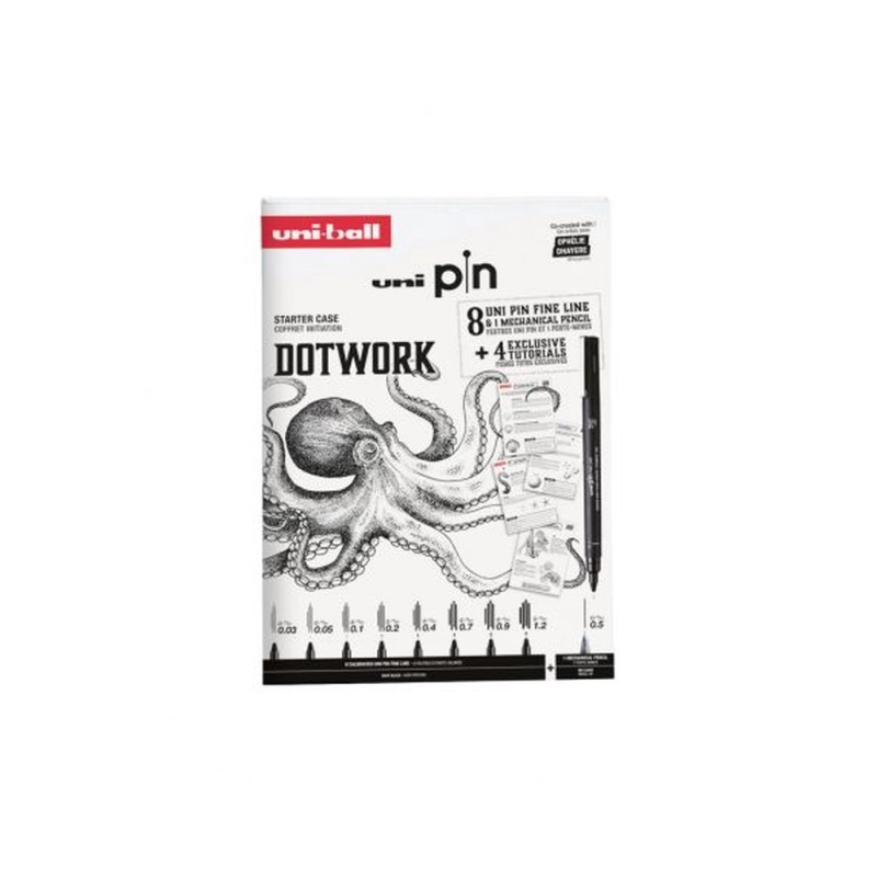 UNI PIN FINELINER STARTER KIT