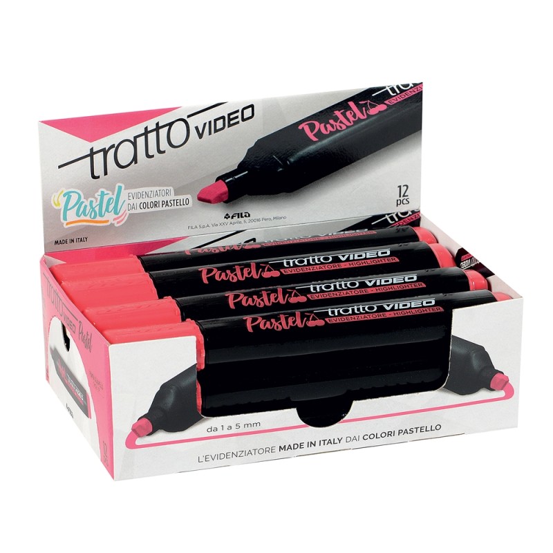 EVIDENZIATORE A PENNA TRATTO VIDEO PASTEL
