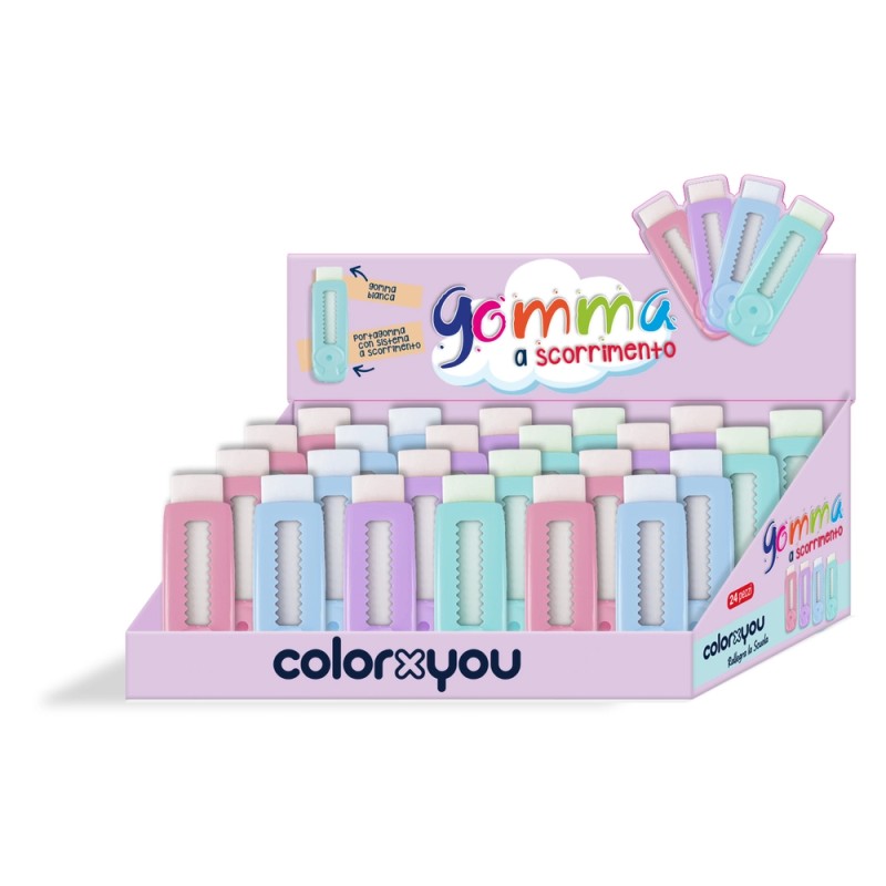 GOMMA A SCORRIMENTO C/PORTAGOMMA