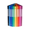 CARTELLA AD ANELLI PPL COLORE PIENO OPACO