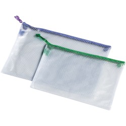BUSTE TRASPARENTI CON ZIP