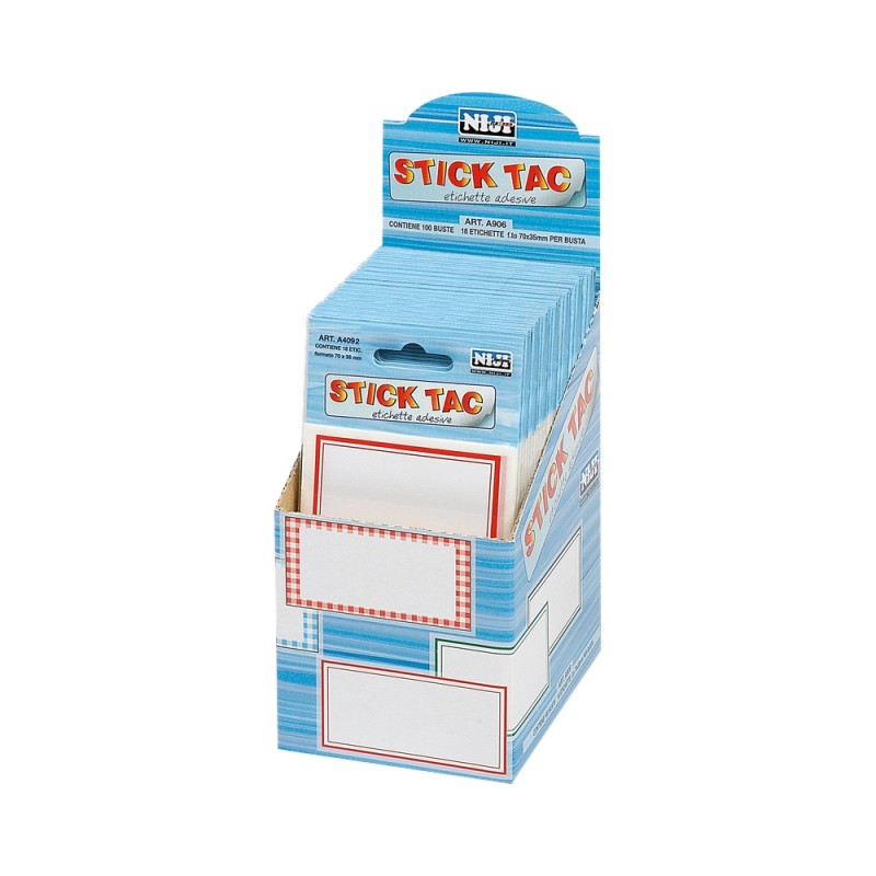 ETICHETTE ADESIVE STICK TAC