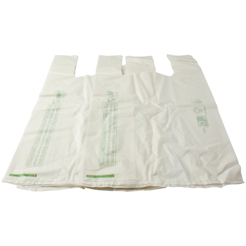 SHOPPER BIANCHE COMPOSTABILI