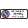 CARTELLO SEGNALETICA ADESIVO IN ALLUMINIO