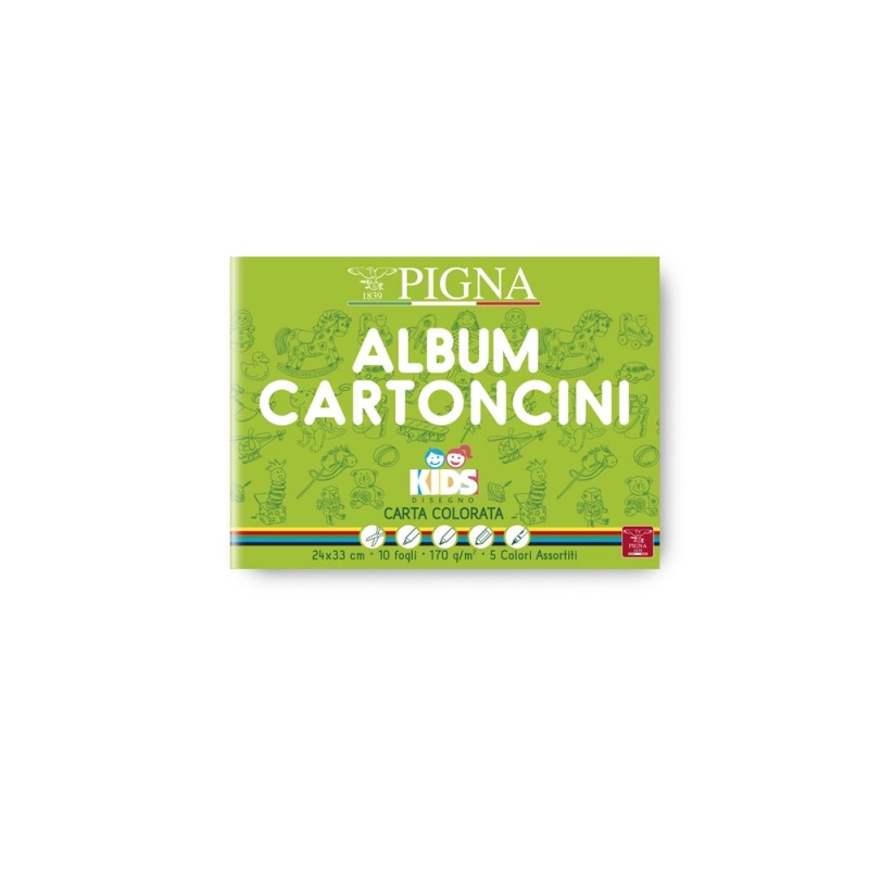ALBUM CARTA DA DISEGNO PIGNA COLOR