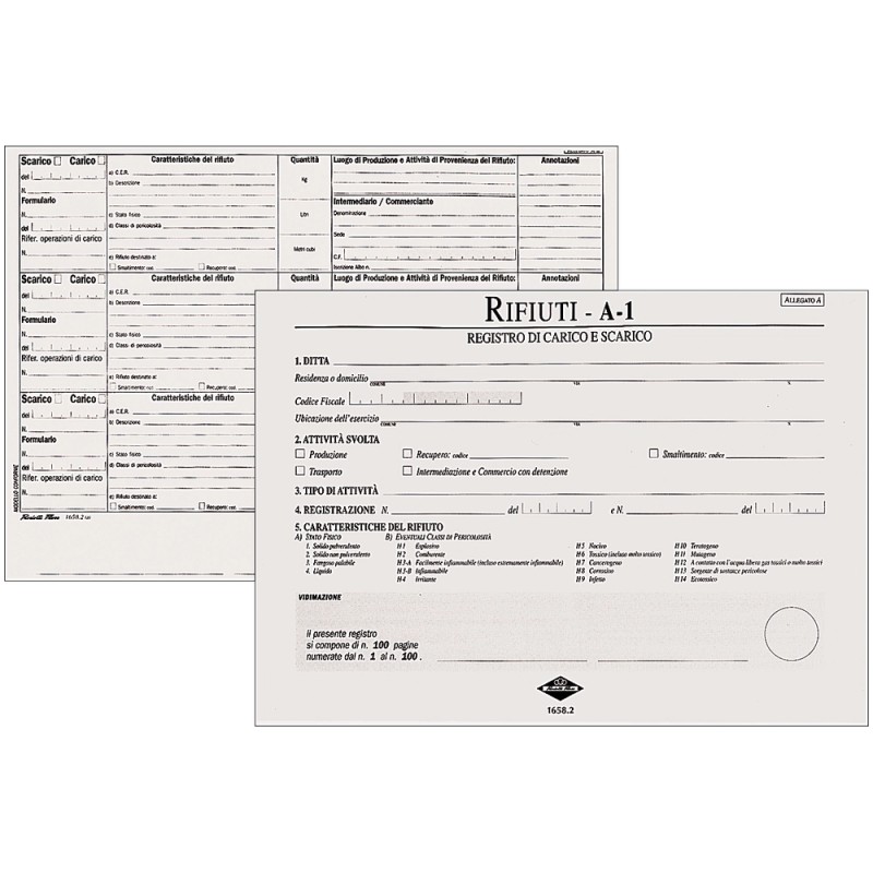 REGISTRO CARICO SCARICO RIFIUTI