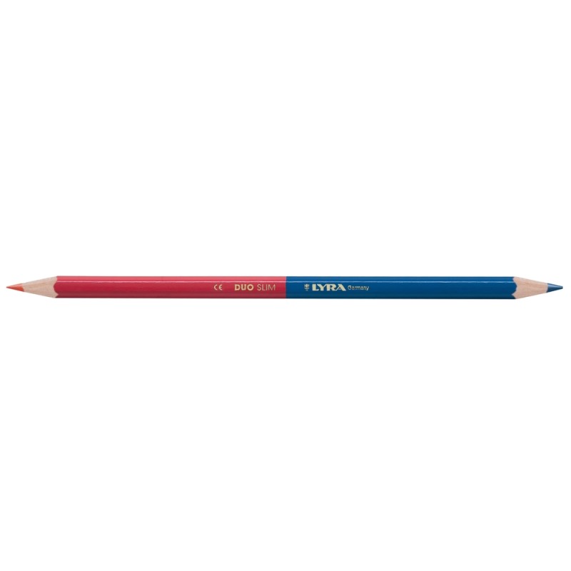 MATITA BICOLORE - ROSSO/ BLU