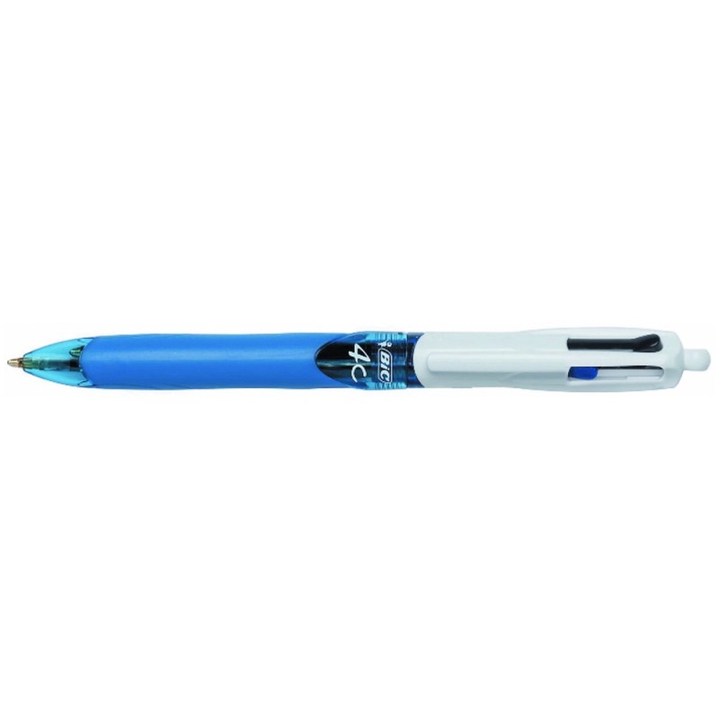 PENNA A SFERA A SCATTO 4 COLORI GRIP