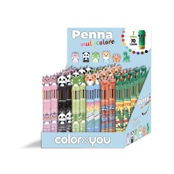 PENNA A SCATTO 10 COLORI
