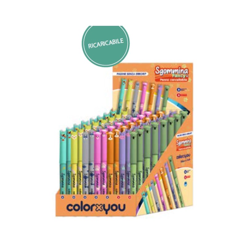 PENNA CANCELLABILE SGOMMINA FANCY