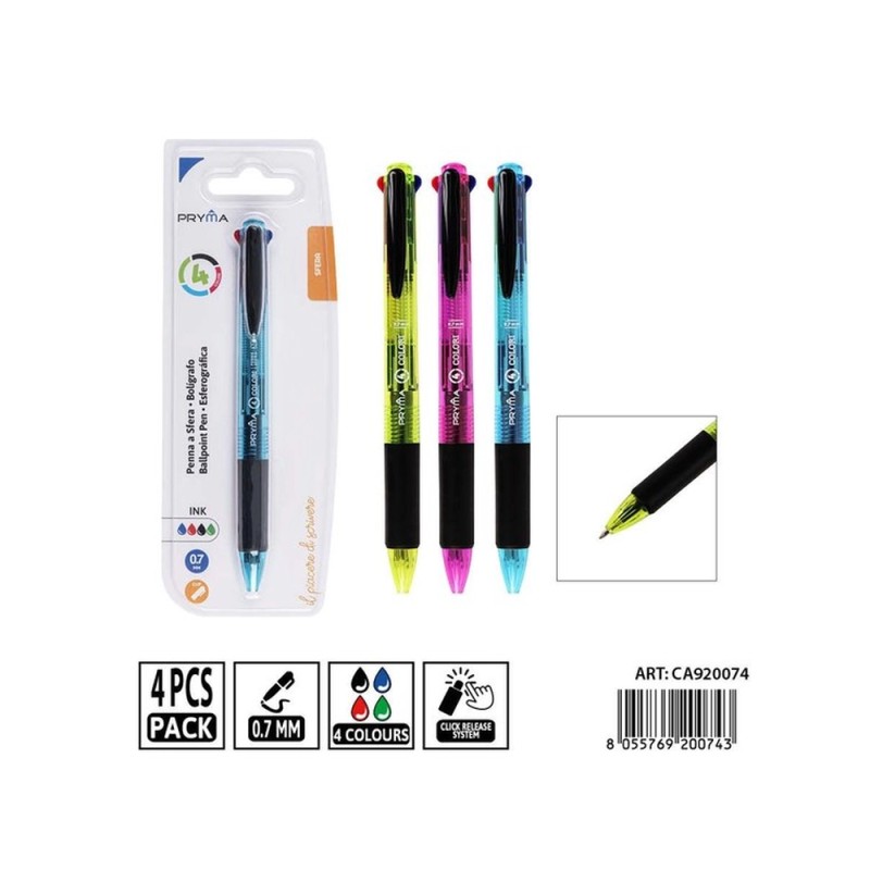 PENNA A SFERA 4 COLORI