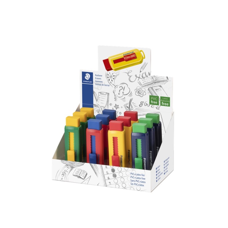 GOMMA ERASER C/PORTAGOMMA A SCORRIMENTO