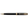 PENNA DA REGALO SONNET LAQUE BLACK GT - NERO LUCIDO/FINITURE ORO