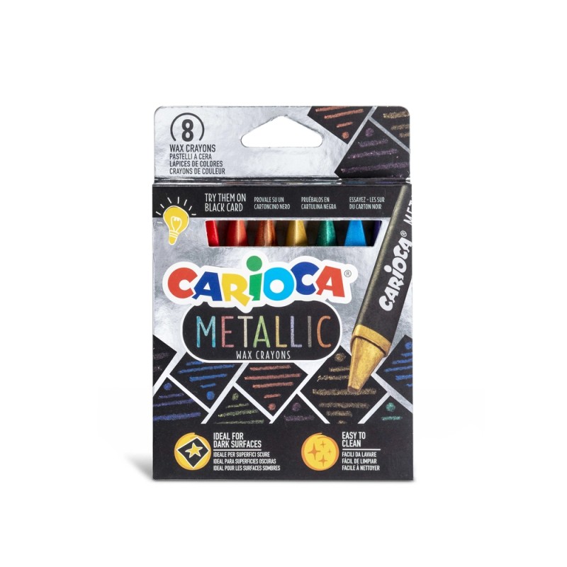 PASTELLI A CERA CRAYONS METALLIC