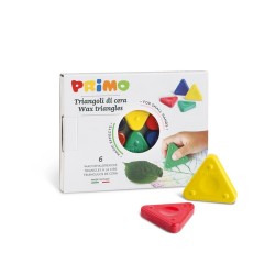 TRIANGOLI DI CERA PER COLORARE