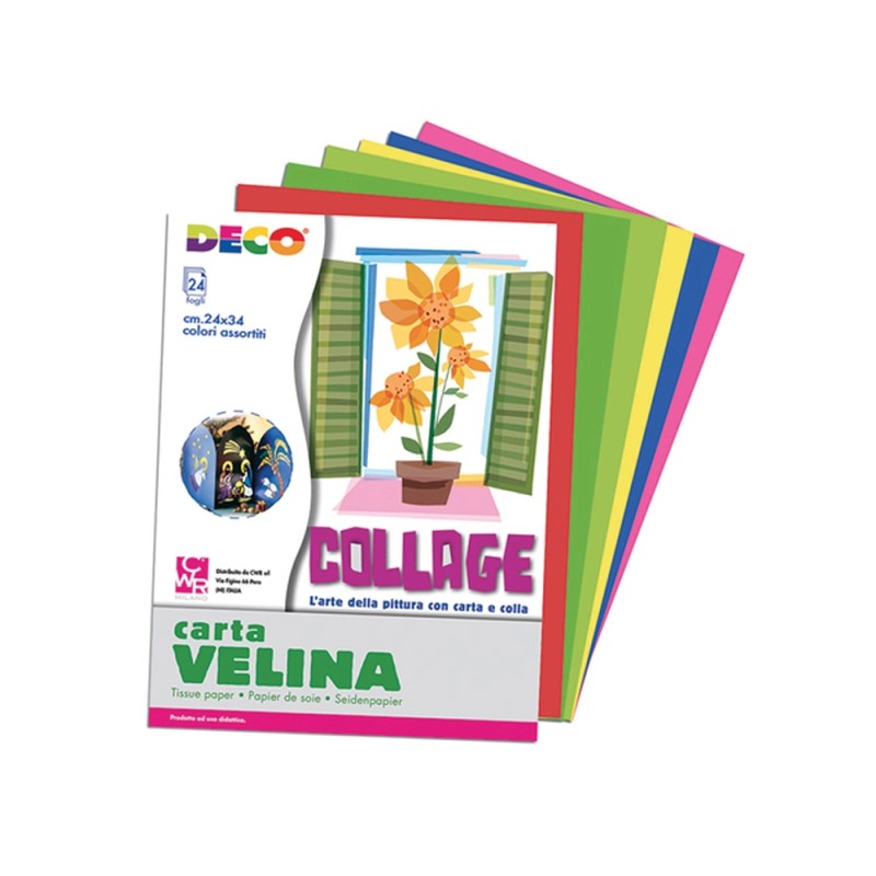 CARTA VELINA BLOCCO 24fg 21gr