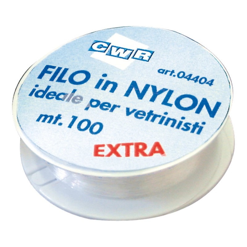 FILO IN NYLON TRASPARENTE DIAMETRO MM 0,4 100MT