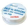 FILO IN NYLON TRASPARENTE DIAMETRO MM 0,4 100MT