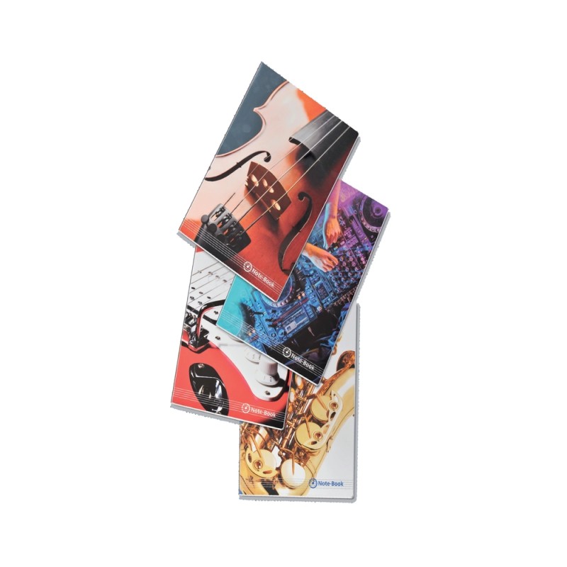 MAXI QUADERNO MUSICA 100gr 16fg
