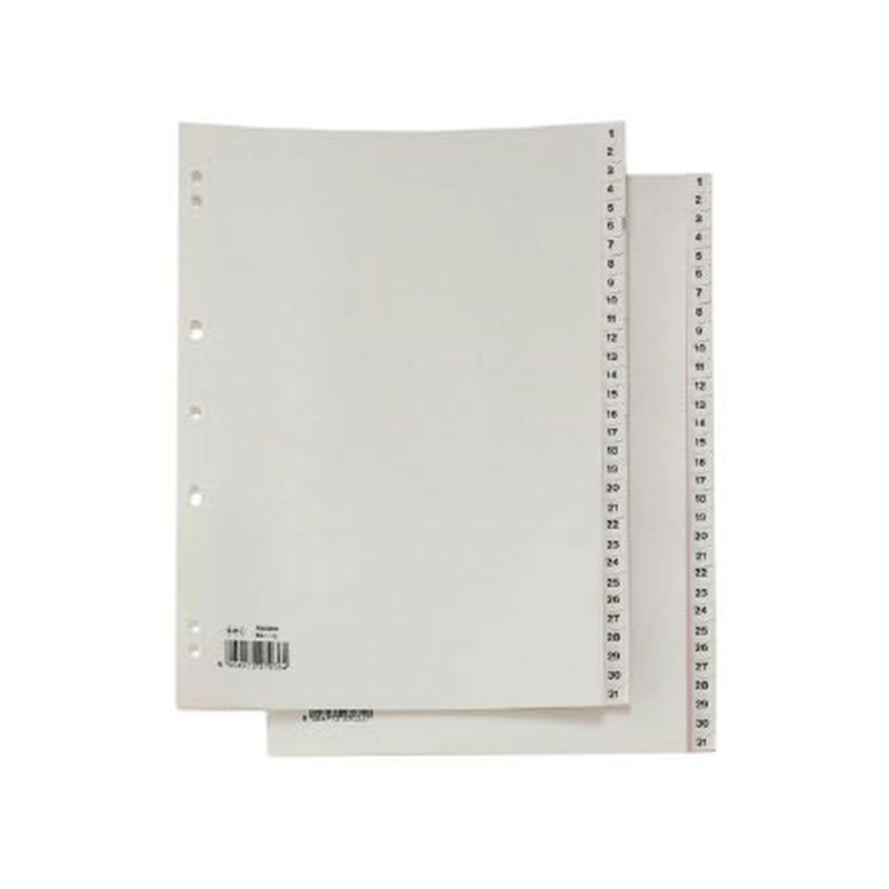 DIVISORI NUMERICI PLASTICA