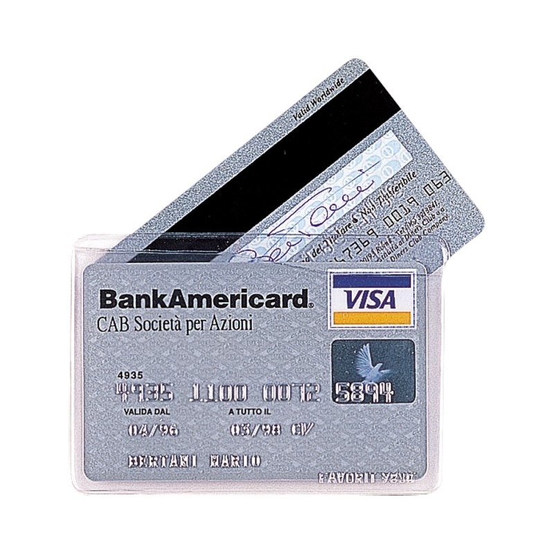 BUSTA PORTA CARDS 2 POSTI