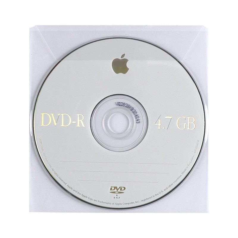 BUSTA CD / DVD TRASPARENTE